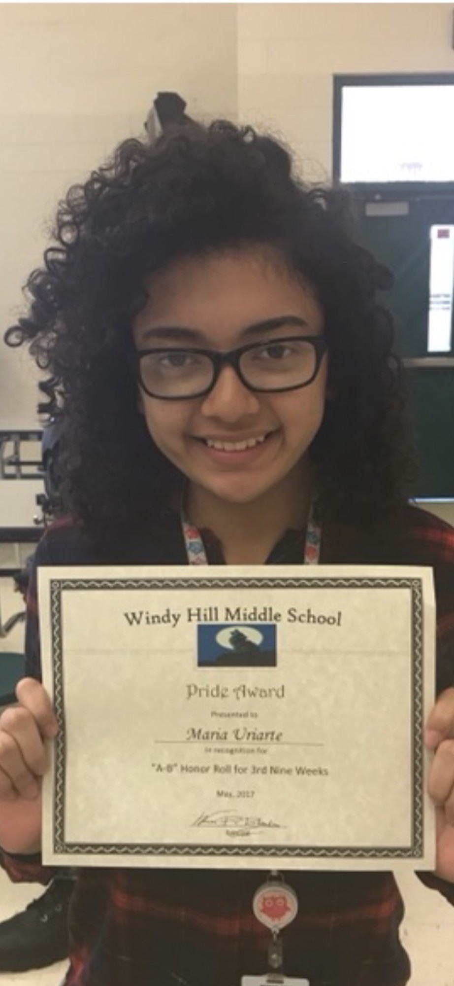 she did it